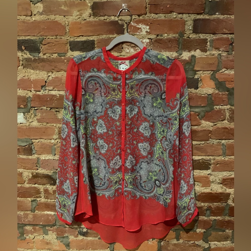 Yoana Baraschi sheer blouse